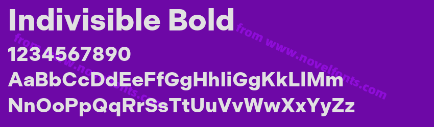 Indivisible BoldPreview Indivisible BoldPreview