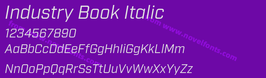 Industry Book ItalicPreview Industry Book ItalicPreview