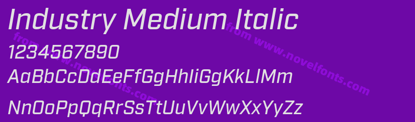Industry Medium ItalicPreview Industry Medium ItalicPreview