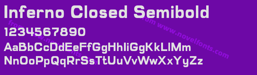 Inferno Closed SemiboldPreview Inferno Closed SemiboldPreview