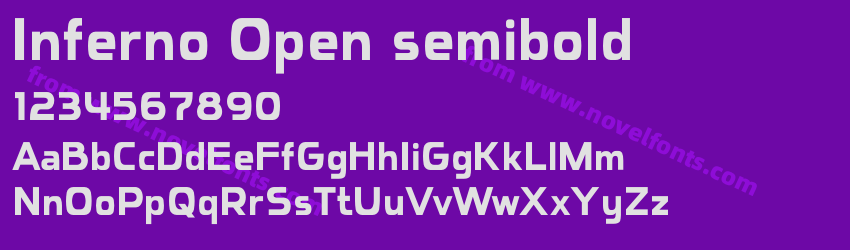 Inferno Open semiboldPreview Inferno Open semiboldPreview