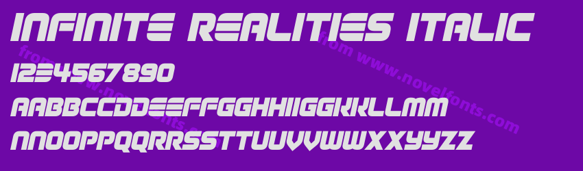 Infinite Realities ItalicPreview Infinite Realities ItalicPreview