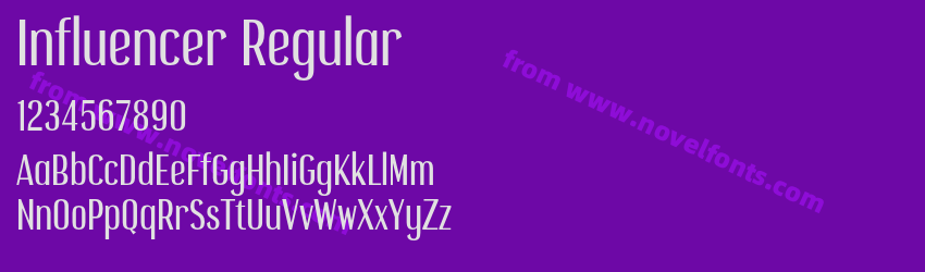 Influencer RegularPreview Influencer RegularPreview