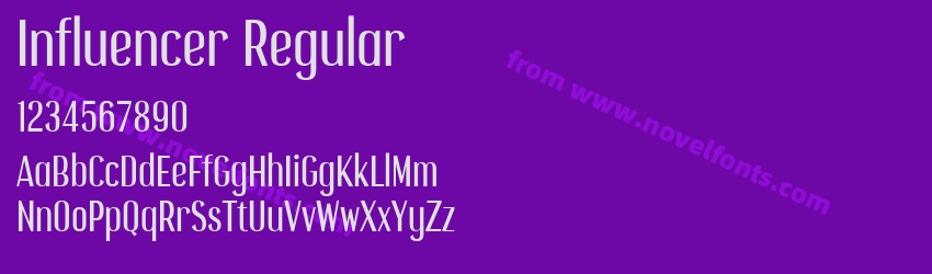 Influencer RegularPreview Influencer RegularPreview