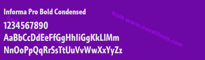 Informa Pro Bold CondensedPreview Informa Pro Bold CondensedPreview