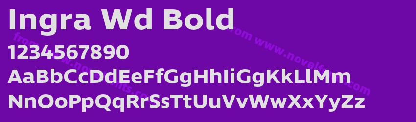 Ingra Wd BoldPreview Ingra Wd BoldPreview