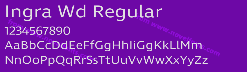 Ingra Wd RegularPreview Ingra Wd RegularPreview