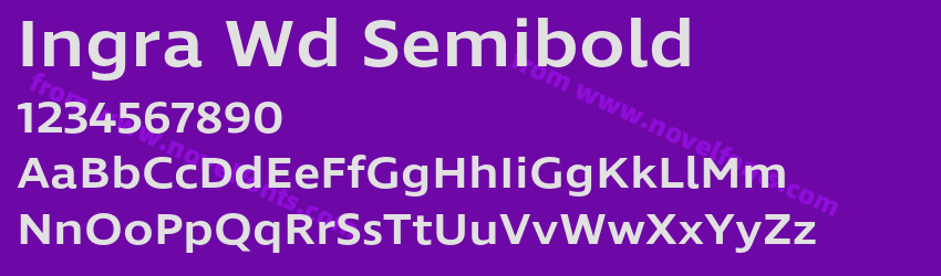 Ingra Wd SemiboldPreview Ingra Wd SemiboldPreview