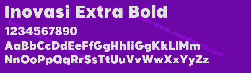 Inovasi Extra BoldPreview Inovasi Extra BoldPreview