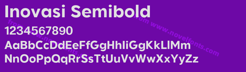 Inovasi SemiboldPreview Inovasi SemiboldPreview