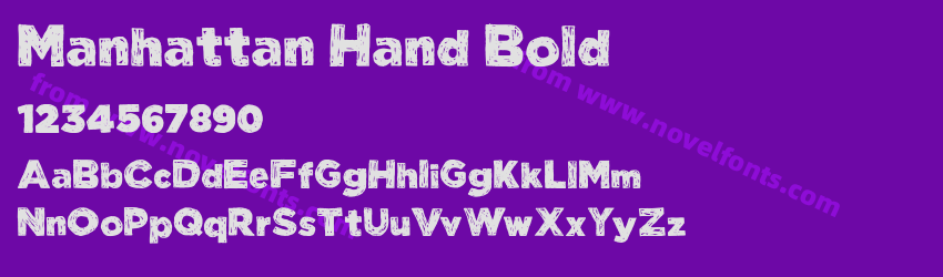 Manhattan Hand BoldPreview