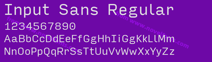 Input Sans RegularPreview Input Sans RegularPreview