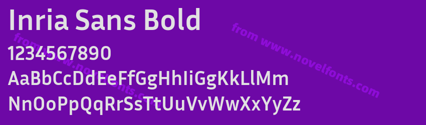 Inria Sans BoldPreview Inria Sans BoldPreview