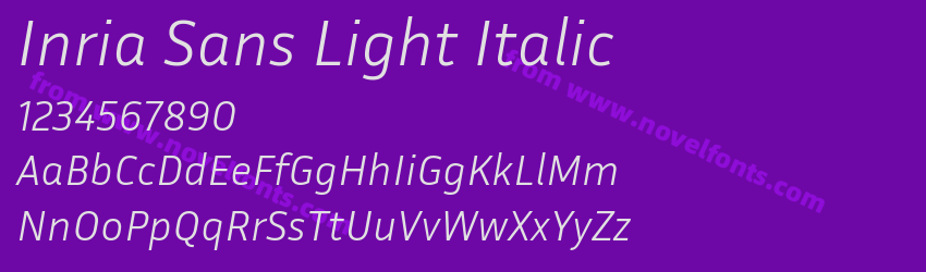 Inria Sans Light ItalicPreview Inria Sans Light ItalicPreview