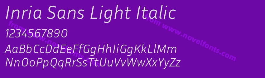 Inria Sans Light ItalicPreview Inria Sans Light ItalicPreview