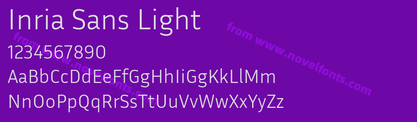 Inria Sans LightPreview Inria Sans LightPreview
