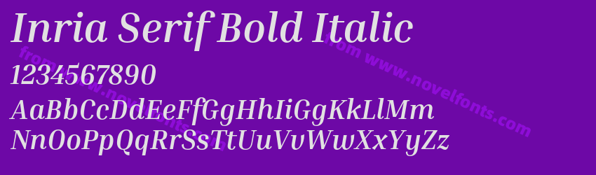 Inria Serif Bold ItalicPreview Inria Serif Bold ItalicPreview
