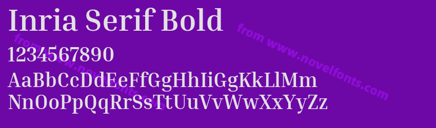 Inria Serif BoldPreview Inria Serif BoldPreview