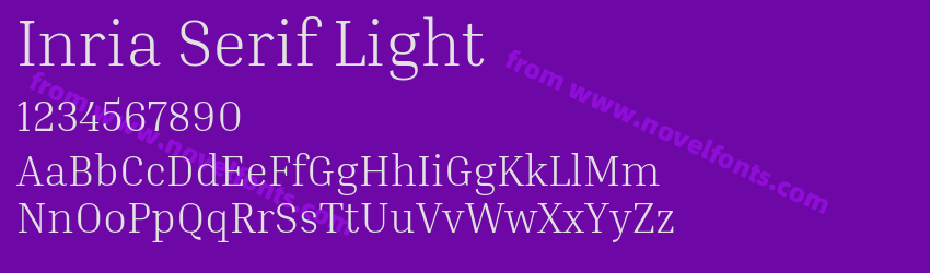 Inria Serif LightPreview Inria Serif LightPreview