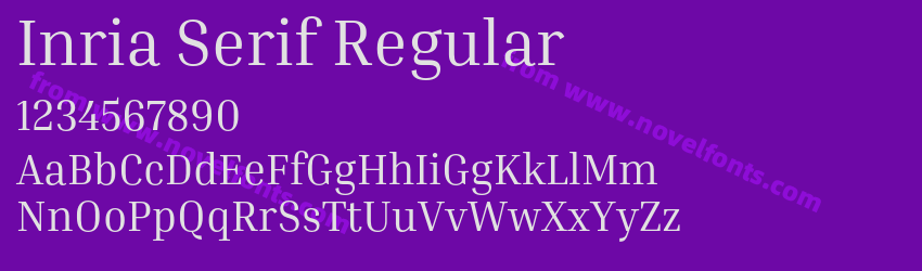 Inria Serif RegularPreview Inria Serif RegularPreview
