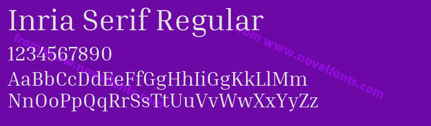 Inria Serif RegularPreview Inria Serif RegularPreview