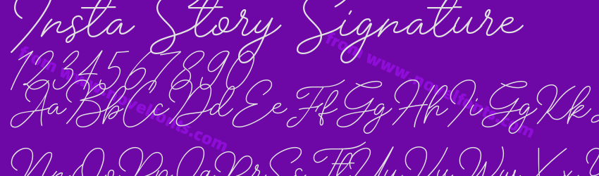 Insta Story SignaturePreview Insta Story SignaturePreview
