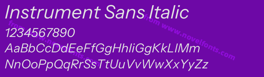 Instrument Sans ItalicPreview Instrument Sans ItalicPreview