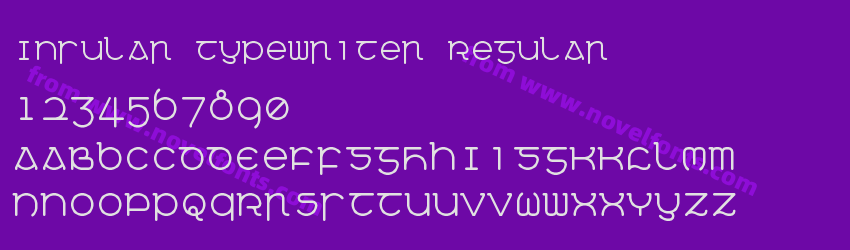 Insular Typewriter RegularPreview Insular Typewriter RegularPreview