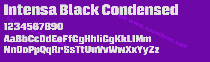Intensa Black CondensedPreview Intensa Black CondensedPreview