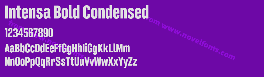 Intensa Bold CondensedPreview Intensa Bold CondensedPreview