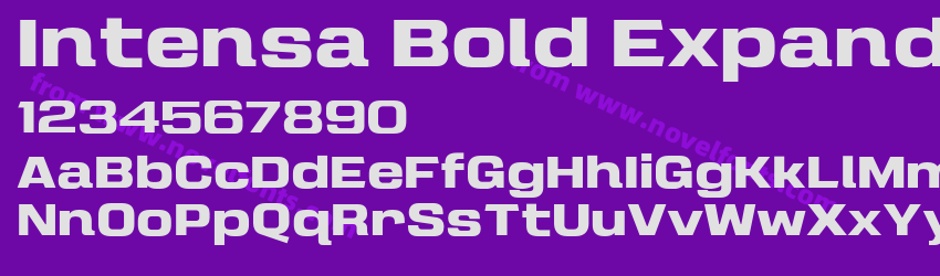 Intensa Bold ExpandedPreview Intensa Bold ExpandedPreview