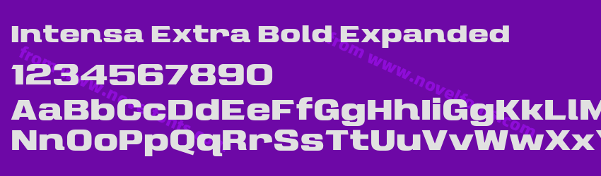 Intensa Extra Bold ExpandedPreview Intensa Extra Bold ExpandedPreview