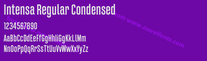 Intensa Regular CondensedPreview Intensa Regular CondensedPreview