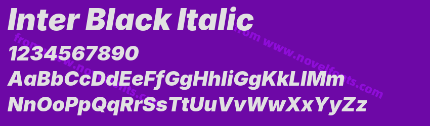 Inter Black ItalicPreview Inter Black ItalicPreview