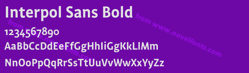 Interpol Sans BoldPreview Interpol Sans BoldPreview