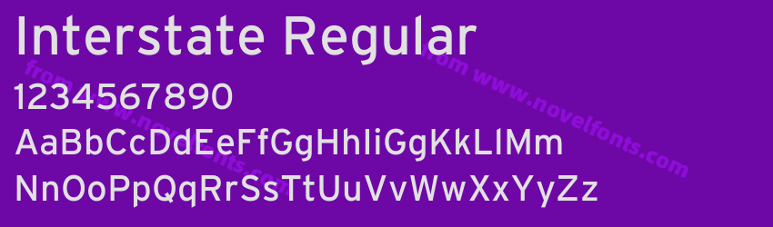 Interstate RegularPreview Interstate RegularPreview