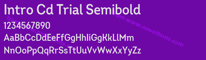 Intro Cd Trial SemiboldPreview Intro Cd Trial SemiboldPreview