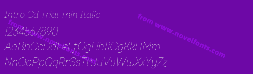 Intro Cd Trial Thin ItalicPreview Intro Cd Trial Thin ItalicPreview