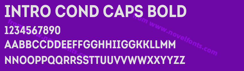 Intro Cond Caps BoldPreview Intro Cond Caps BoldPreview
