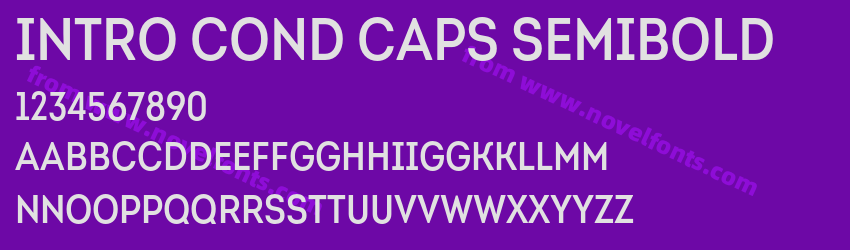 Intro Cond Caps SemiboldPreview Intro Cond Caps SemiboldPreview