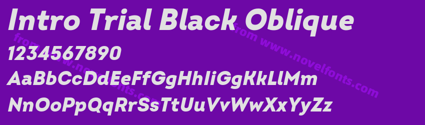 Intro Trial Black ObliquePreview Intro Trial Black ObliquePreview