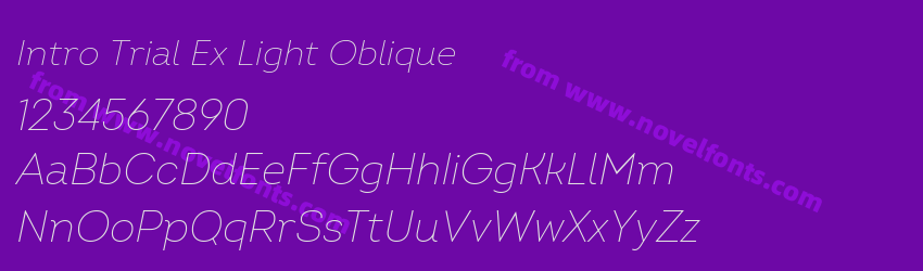 Intro Trial Ex Light ObliquePreview Intro Trial Ex Light ObliquePreview