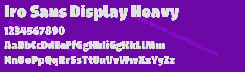 Iro Sans Display HeavyPreview Iro Sans Display HeavyPreview
