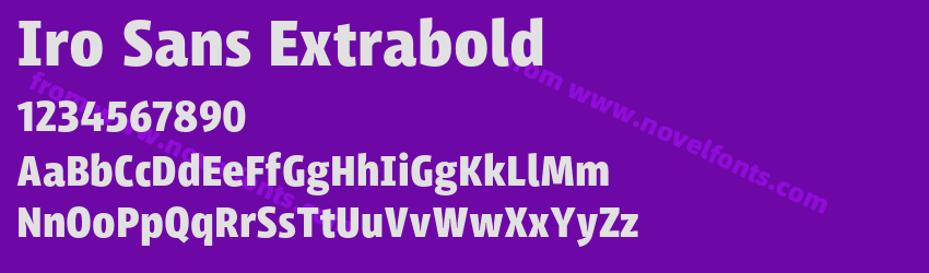 Iro Sans ExtraboldPreview Iro Sans ExtraboldPreview