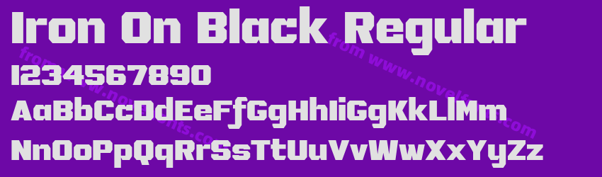Iron On Black RegularPreview Iron On Black RegularPreview