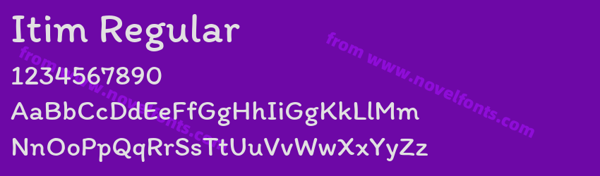 Itim RegularPreview Itim RegularPreview