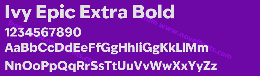 Ivy Epic Extra BoldPreview Ivy Epic Extra BoldPreview