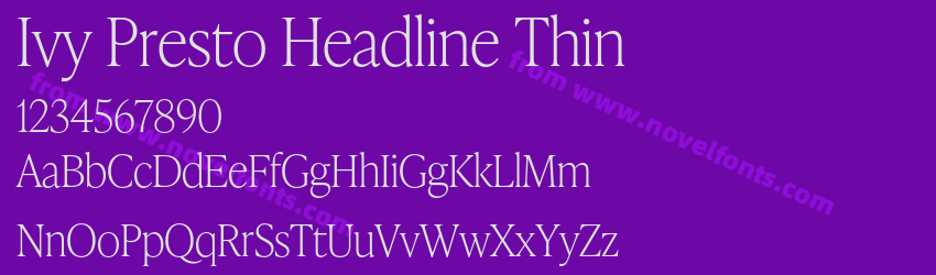 Ivy Presto Headline ThinPreview Ivy Presto Headline ThinPreview