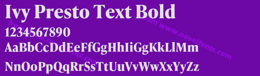 Ivy Presto Text BoldPreview Ivy Presto Text BoldPreview