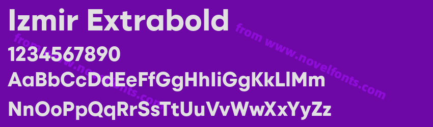 Izmir ExtraboldPreview Izmir ExtraboldPreview
